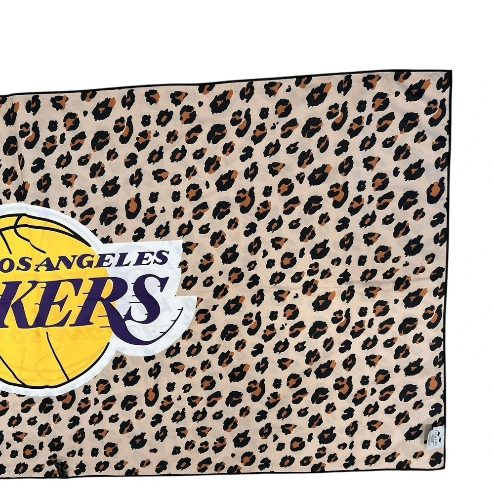 Los Angeles Lakers X Slowtide Blanket LA Basketball‎ Leopard Lightweight 30